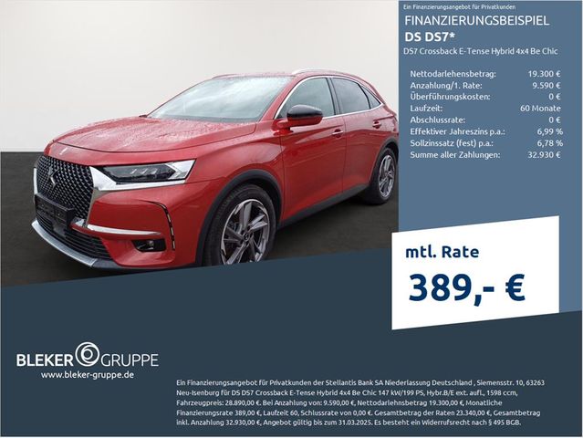 DS Automobiles DS7 Crossback E-Tense Hybrid 4x4 Be Chic