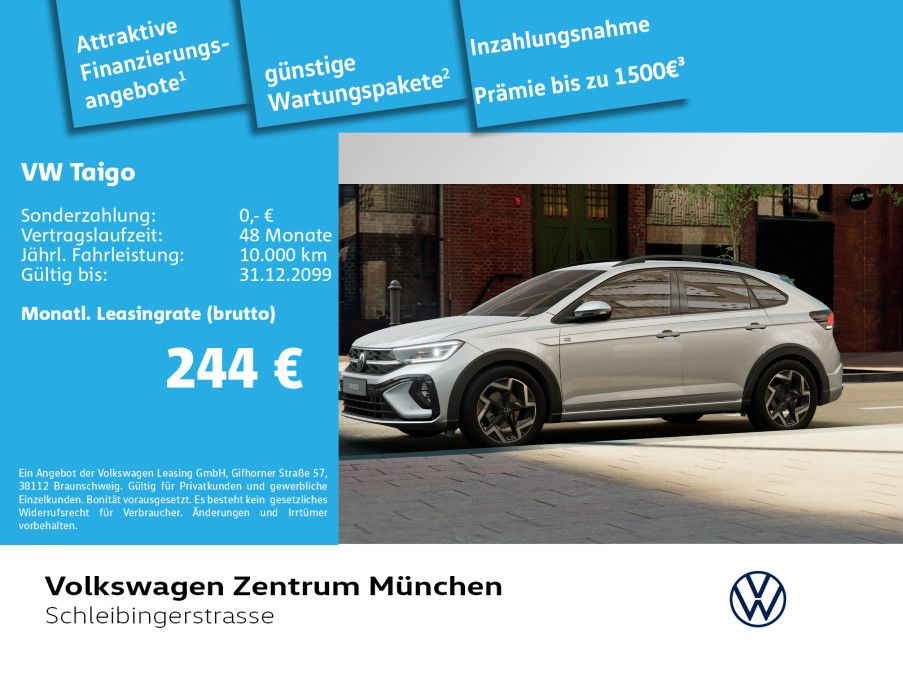 Volkswagen Taigo 1.5 TSI R-Line Navi IQ.LIGHT Kamera DSG
