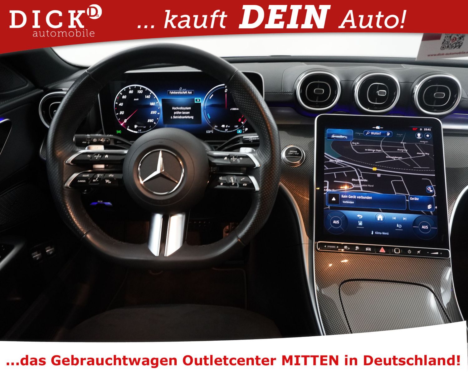 Fahrzeugabbildung Mercedes-Benz C300e 2X AMG Line NIGHT+PANO+STDHZ+MEMO+KAM+ACC+