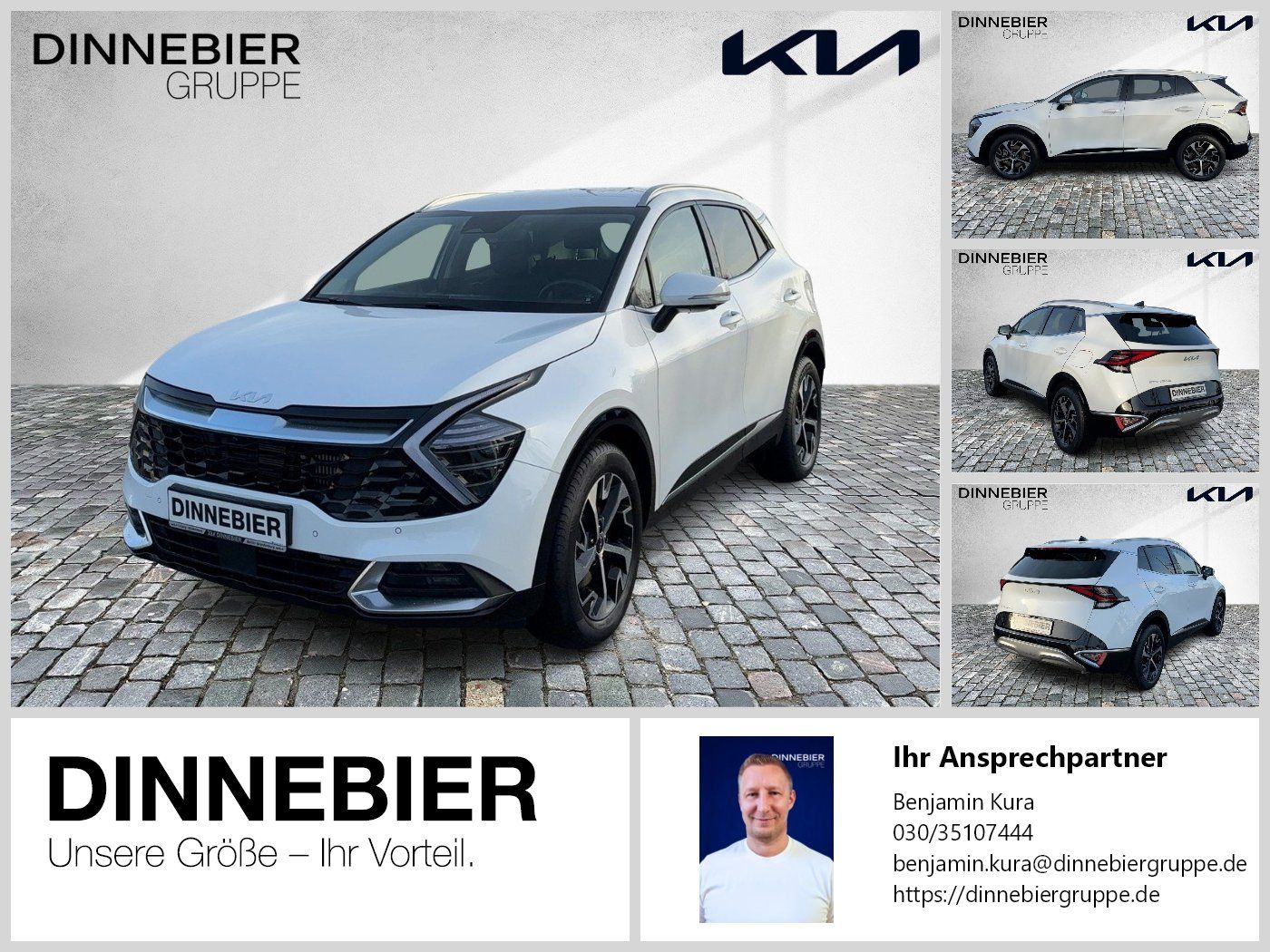 Kia Sportage Spirit 1.6T LED+360°Kamera+Navi+AHK
