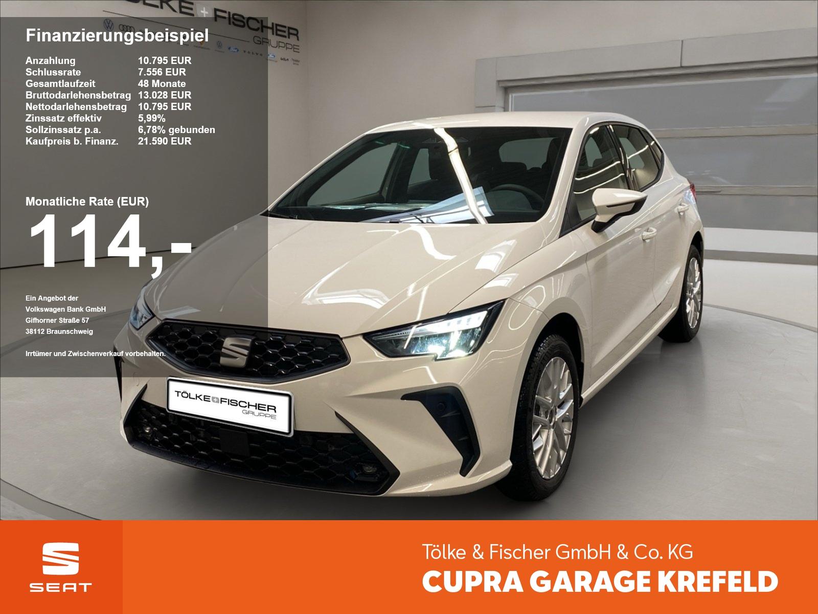 Seat Ibiza 1.0 TSI 85 kW Style AUT Virtual LED PDC