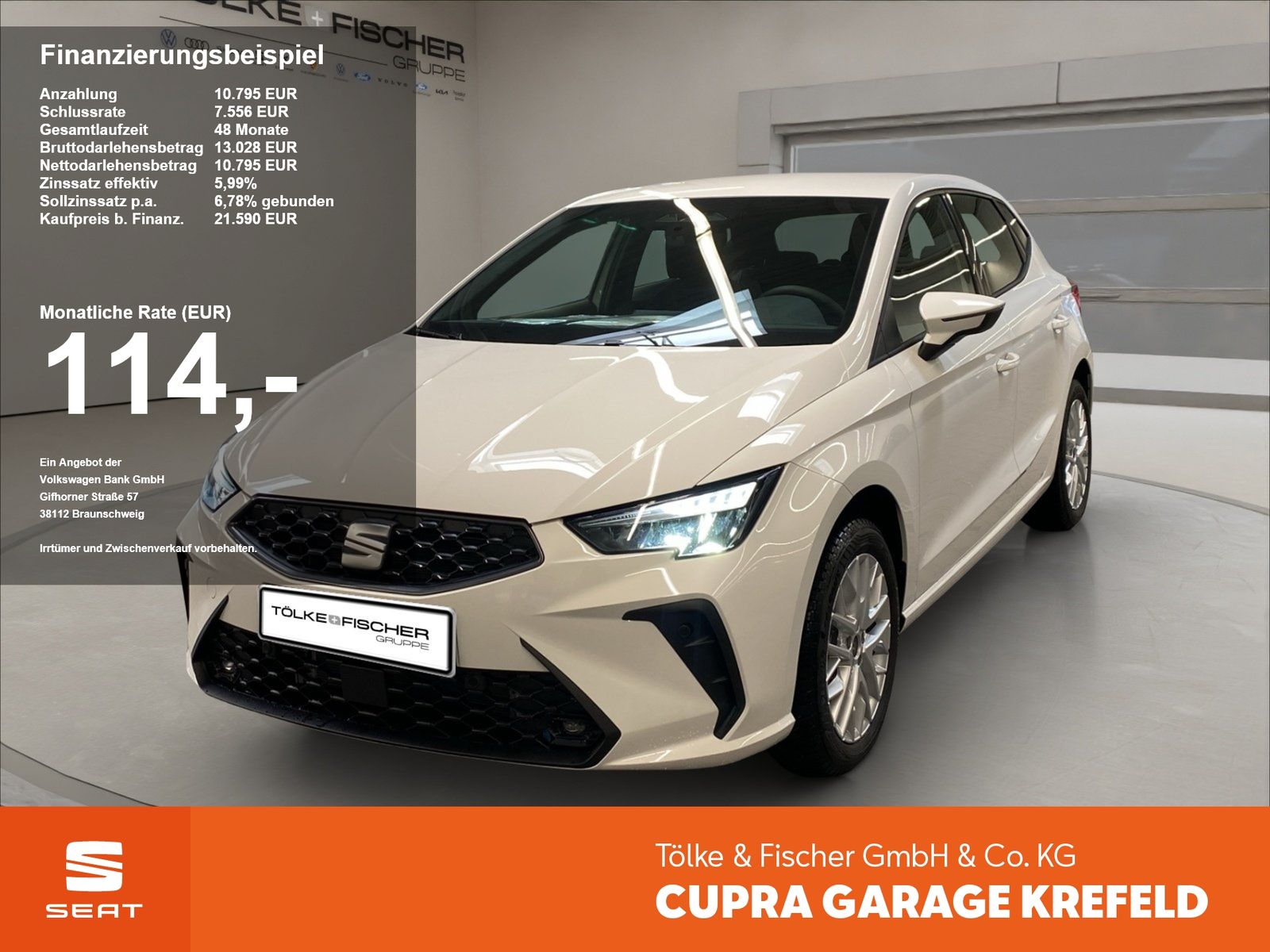 Seat Ibiza 1.0 TSI 85 kW Style AUT Virtual LED PDC