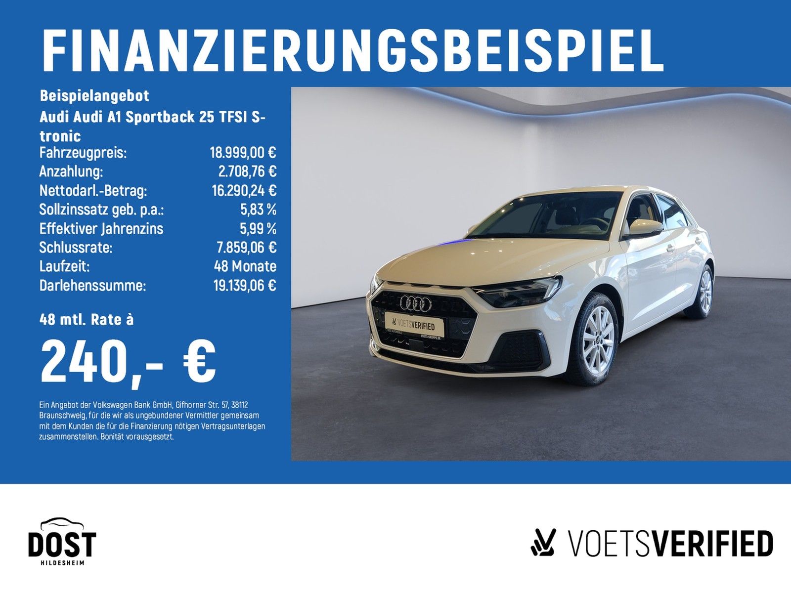 Audi Audi A1 Sportback 25 TFSI S-tronic advanced LED+