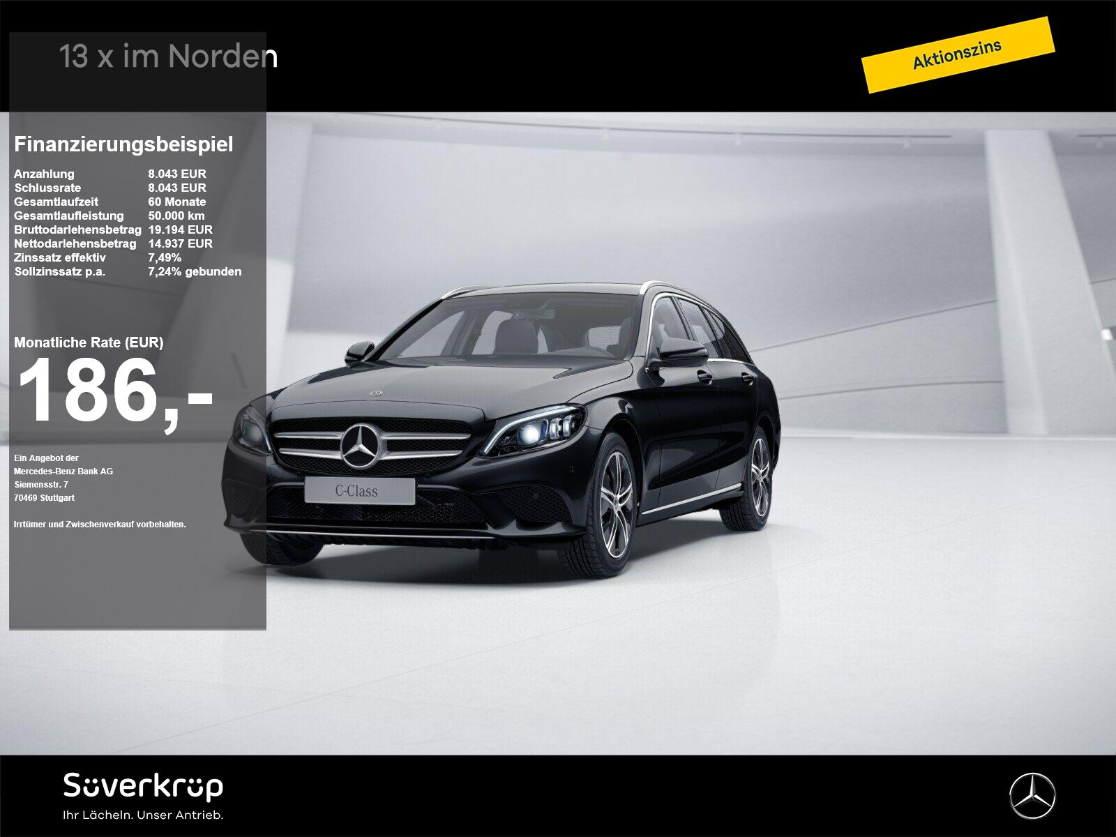 Mercedes-Benz C 180 T AVANTGARDE MULTI KAMERA SPUR PDC SHZ
