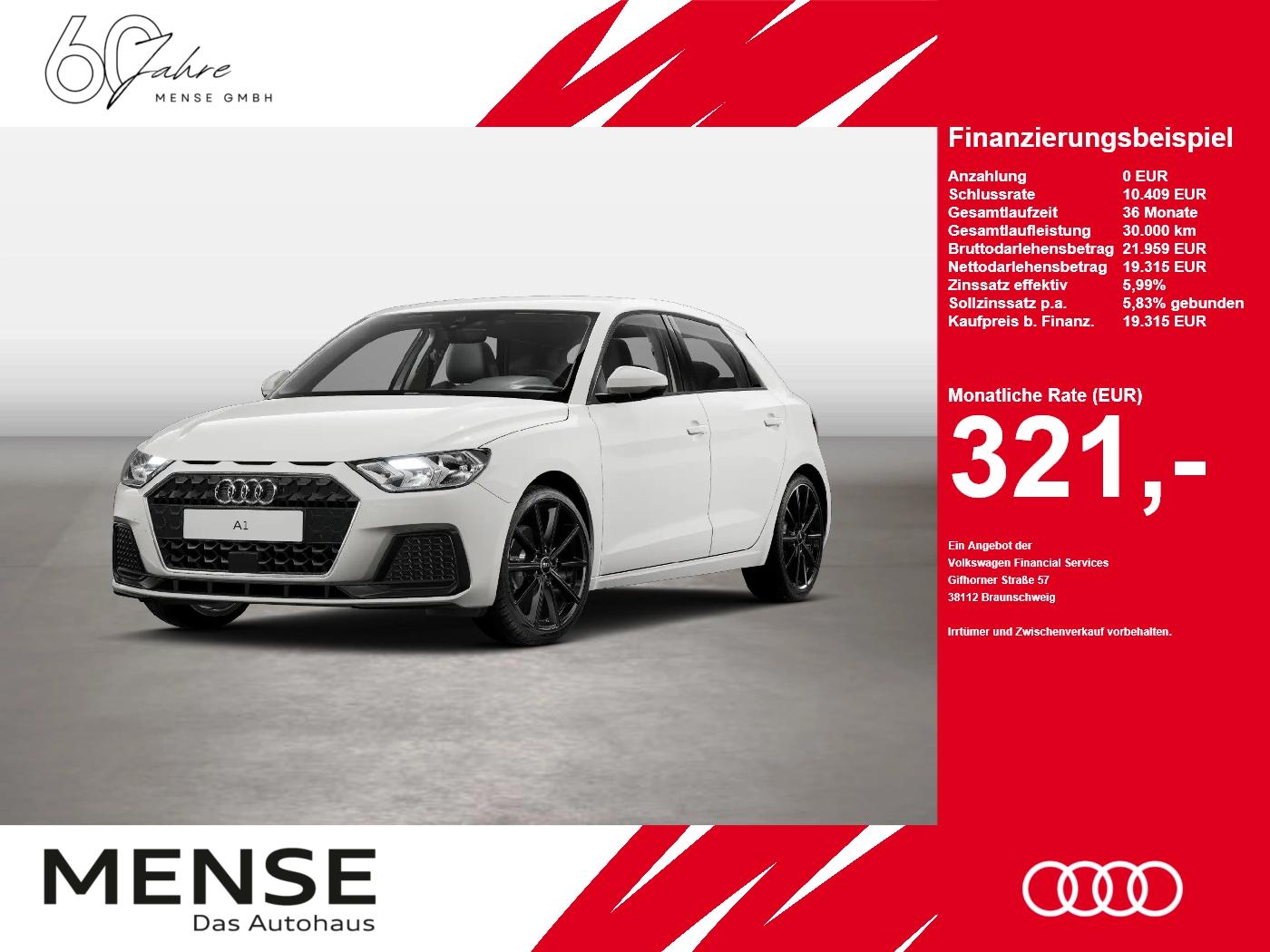 Audi A1 Sportback 30 TFSI S tronic Advanced CarPlay