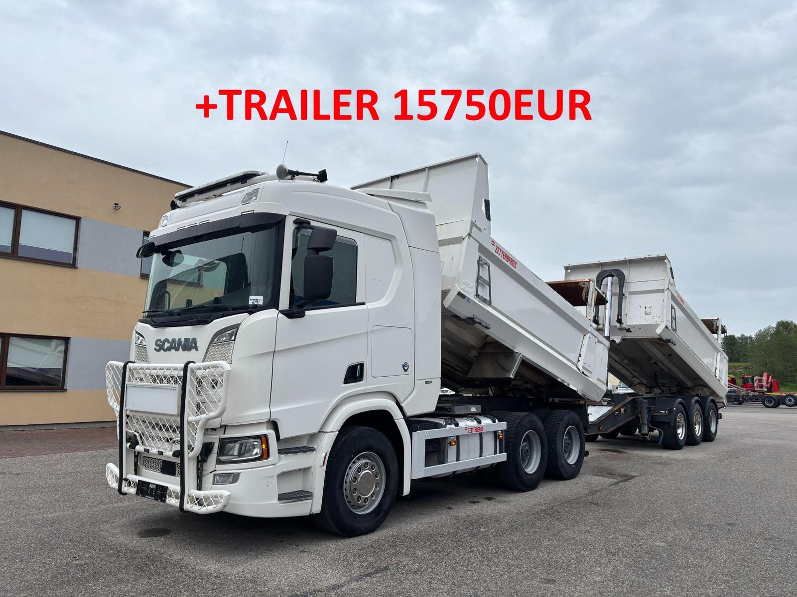 Scania R580 6x4 EURO6 + RETARDER + HEATING BOX + VIBRAT