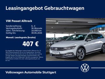Volkswagen Leasingangebot: Volkswagen Passat Variant Alltrack 2.0 TDI DSG Navi Kamera