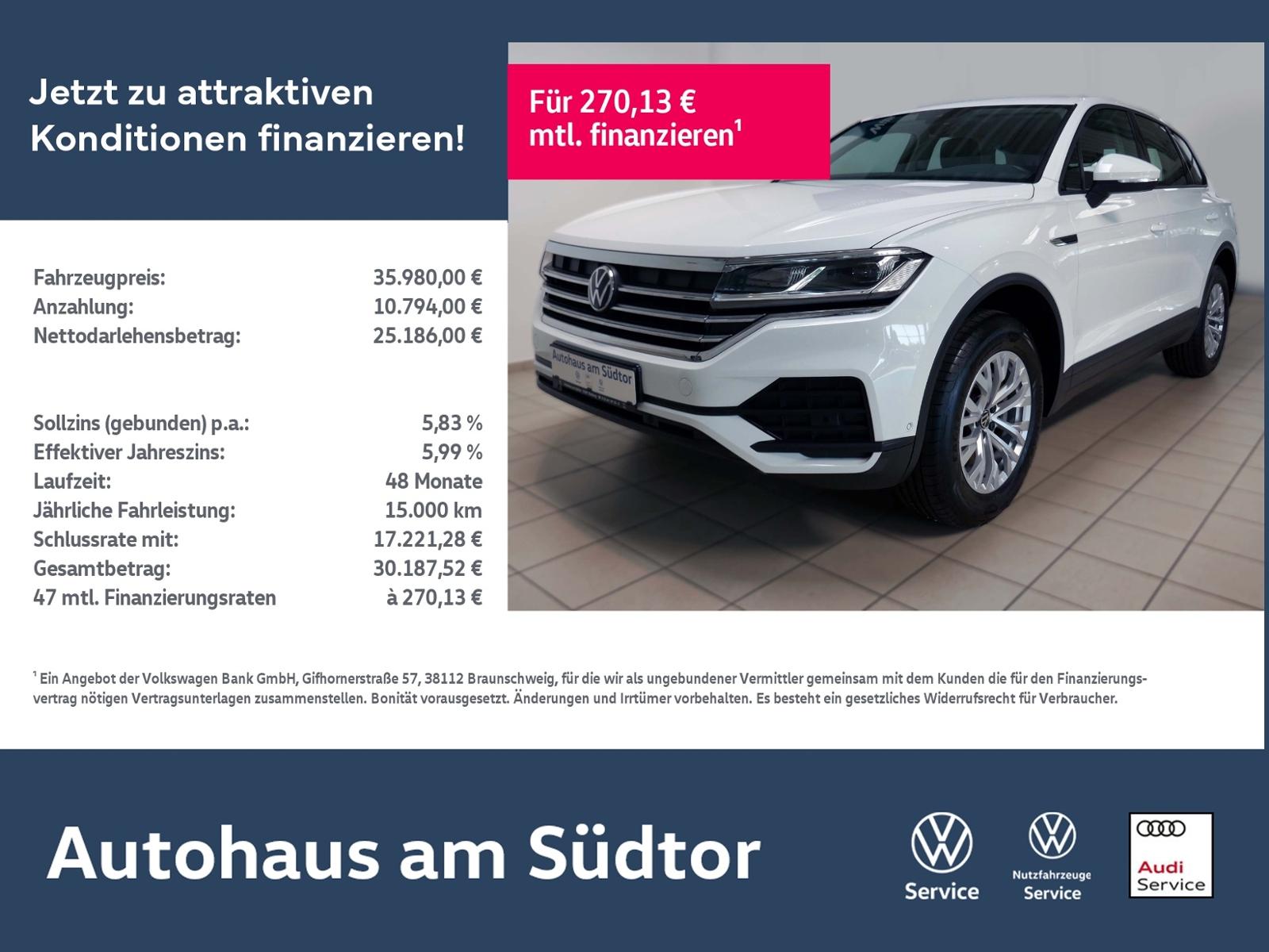 Volkswagen Touareg 3.0 TDI V6 4MOTION | LED RFK ACC Navi