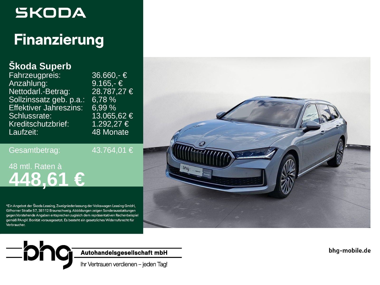 Skoda Superb Combi 2.0 TDI DSG L&K