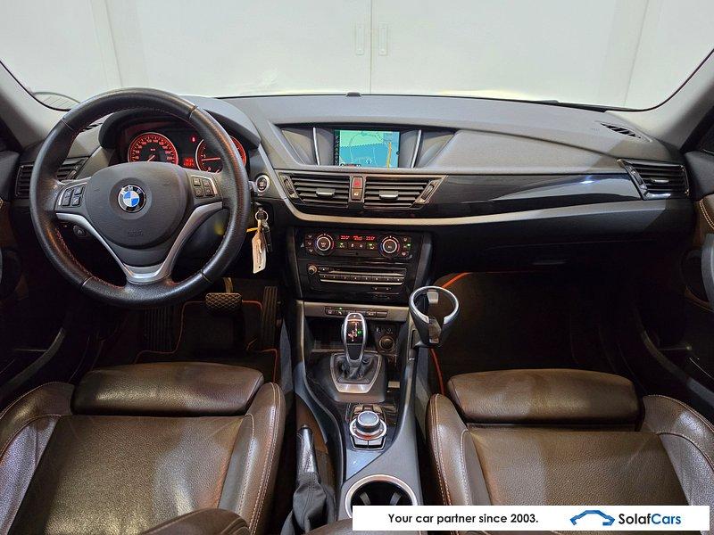 BMW X1 sDrive18d 143 ch • Boîte auto • Cuir brun • GPS • Bi-Xénon • Radars AV/AR