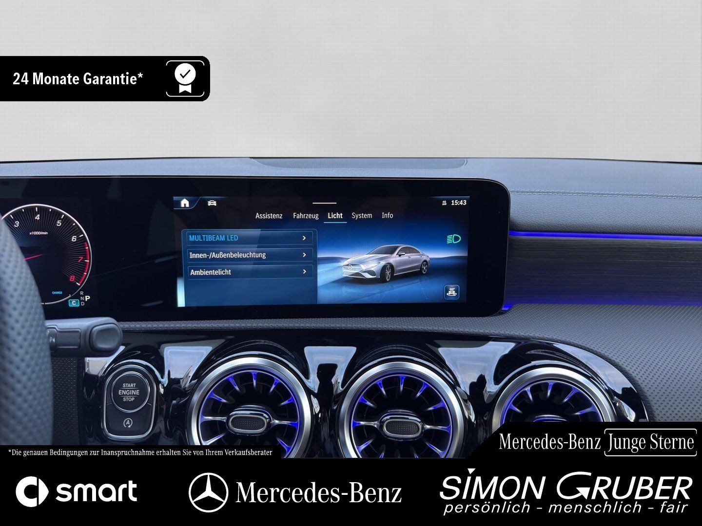 Fahrzeugabbildung Mercedes-Benz CLA 250 4M AMG Fahrass Burm MBeam Memory 360