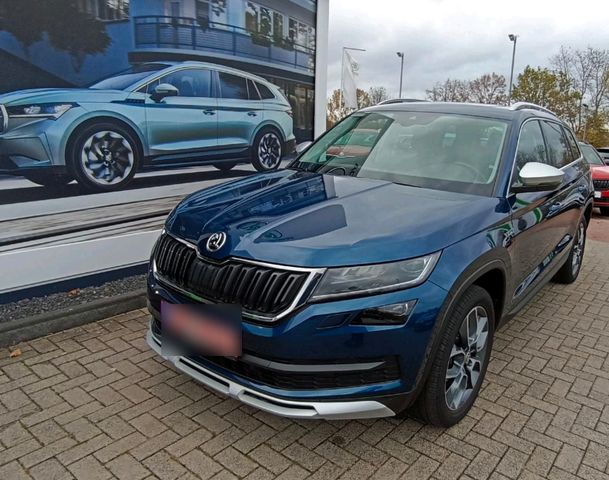 Skoda Kodiaq SCOUT 2.0 tdi, DSG, ACC usw., blau ...