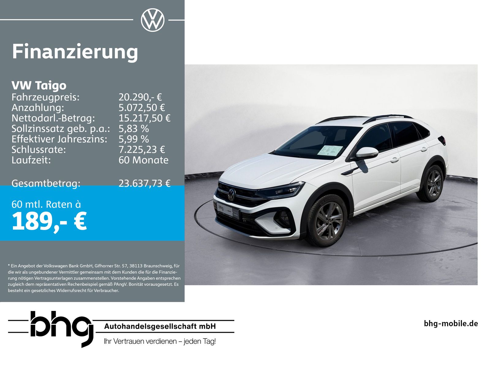 Volkswagen Taigo R-Line 1,0 TSI OPF DSG