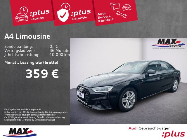 Audi A4 Limousine 40 TDI S-LINE QUATTRO +KAM+AHK+VCP+