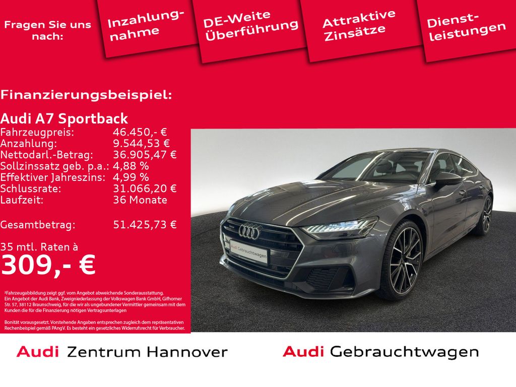 Audi A7 Sportback 55 TFSI quattro HD Matrix AHK Memor