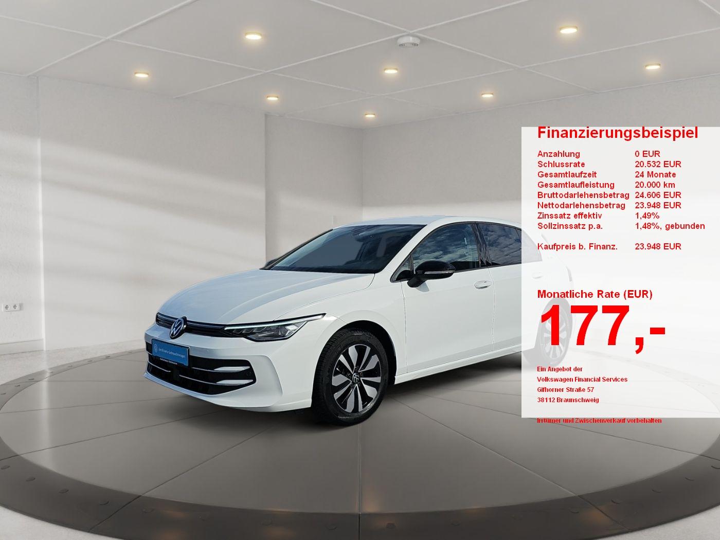Volkswagen Golf VIII 1.5 TSI 85 kW Goal ACC AHK Akustikglas