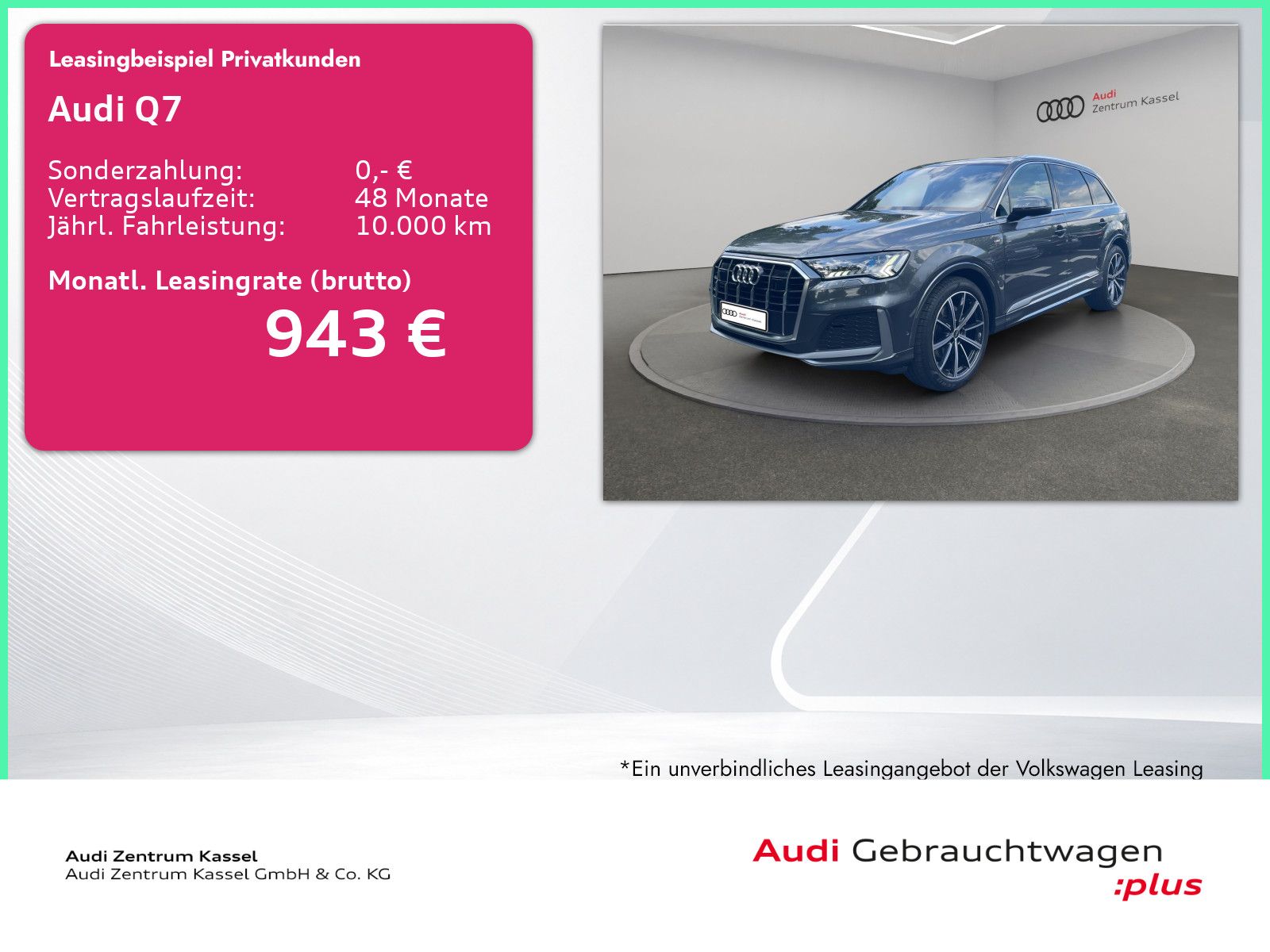 Audi Q7 50 TDI qu. S line Laser B&O Pano AHK Leder