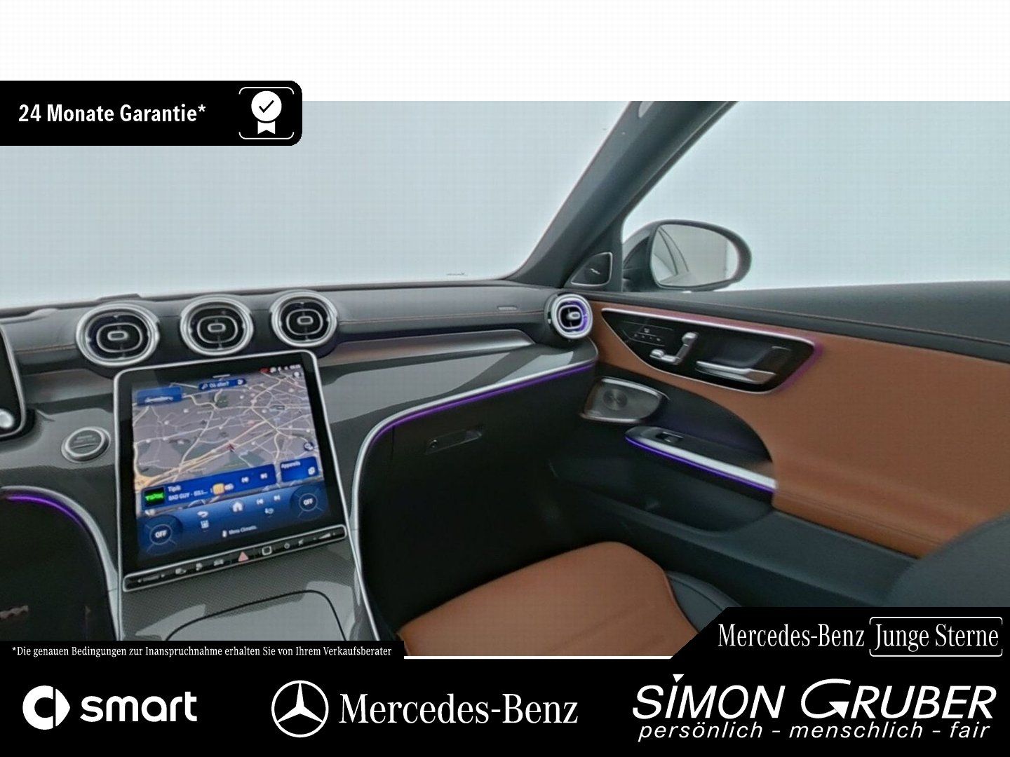 Fahrzeugabbildung Mercedes-Benz C 300 T de 4M AMG Leder braun magno Pano HUD AHK