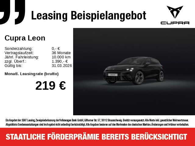 Cupra Leon 1.5 e-Hybrid DSG *SENNHEISER*ACC*R-CAM*PDC*