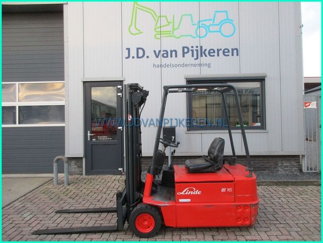 Linde E16S triplex4.7+freelift+sideshift TUV 11-2025