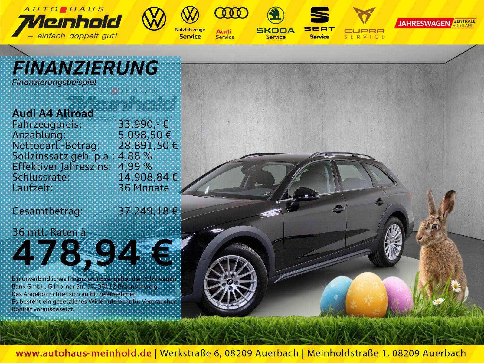 Audi A4 allroad quattro 45 TFSI S tronic, AHK, MMI