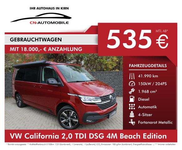 Volkswagen California 2,0 TDI DSG 4MOTION Beach Edition