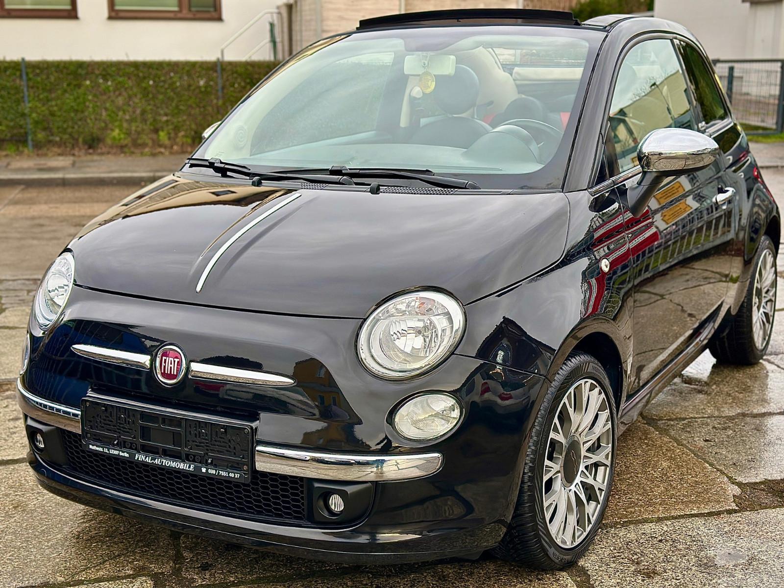 Fiat 500C 1.2 Lounge * Cabrio * Leder/Rot * 16"LM *
