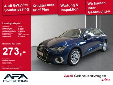 Audi Leasingangebot: Audi A3 Sportback 35 TFSI Advan. Smart.Int*PDC*GRA*SH