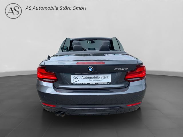 Fahrzeugabbildung BMW 220d Cabrio Sport Line+Adaptive LED+Navi+Leder