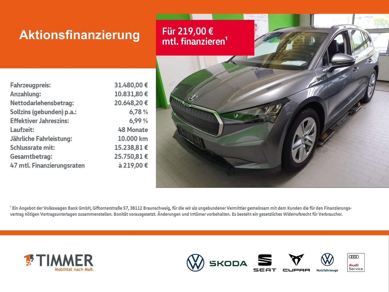 Skoda Enyaq 60 LOFT +WÄPU +LED +CARPLAY +RKAM +NAVI +1