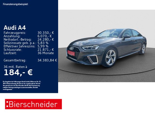 Audi A4 Lim 35 TFSI S-Line AHK LED CAM ACC NAVI 18