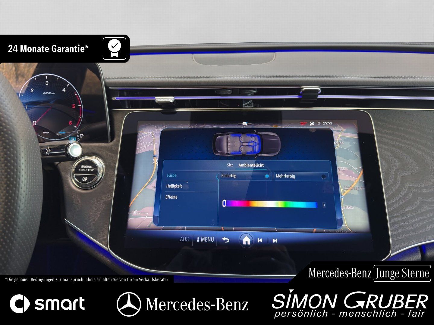 Fahrzeugabbildung Mercedes-Benz E 220 Td AMG Line Adv+ DigiLight Memory Distroni