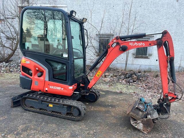 Kubota KX 018-4 Hydraul.Grabenr.+2 Löffel* 2546H