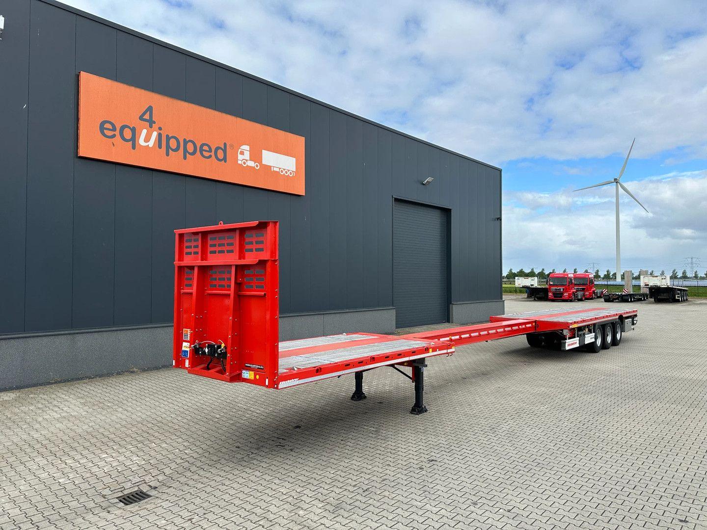 Kässbohrer new and unused Heavy-Duty flatbed / 690cm extend