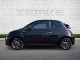 Fiat 500 1.2 8V Sport Sportpaket Faltdach Navi Apple  - Fiat 500: Schwarz, Sport