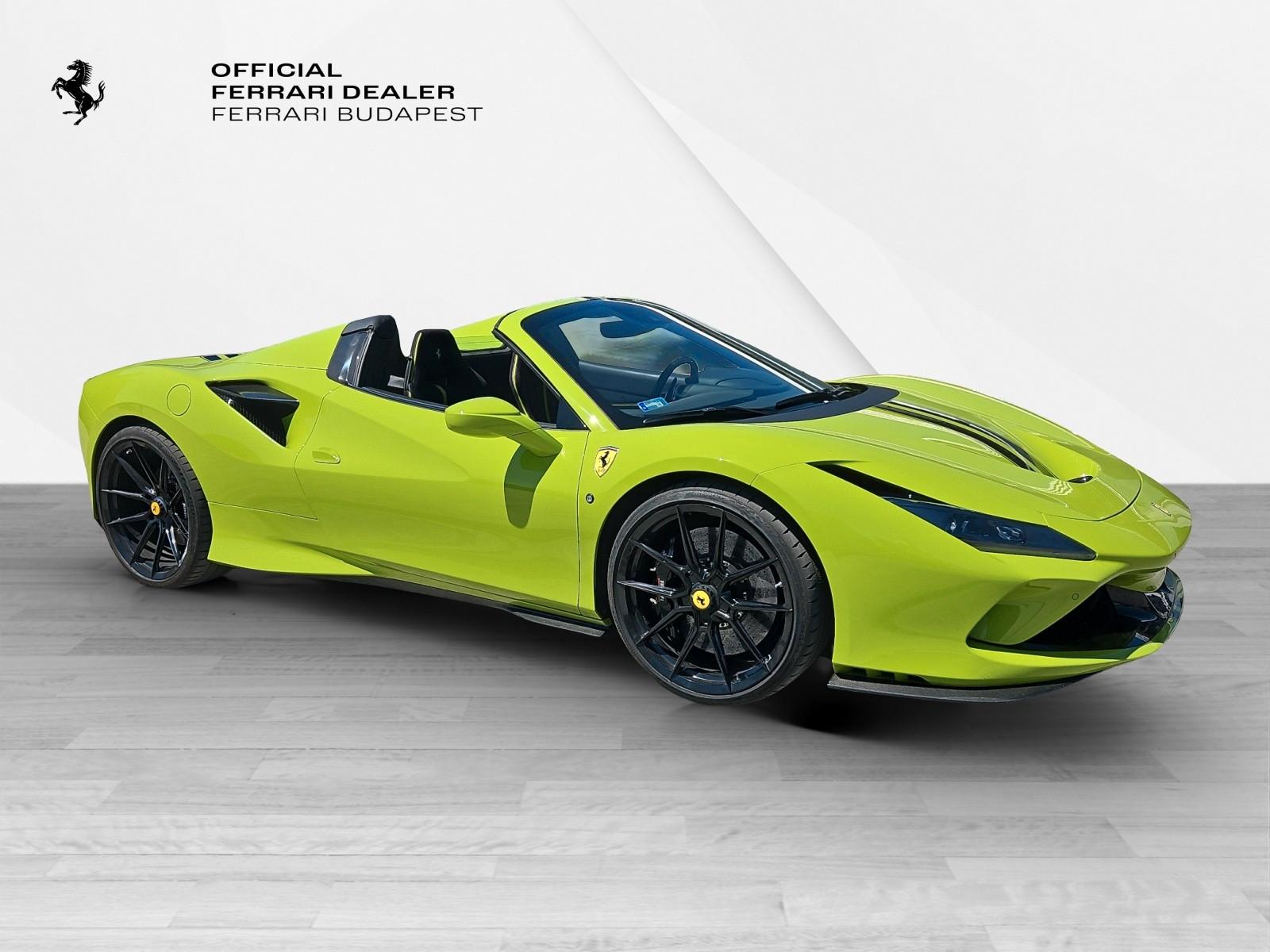 Ferrari F8 Spider FULL CARBON  JBL LIFT VERDE GERMOGLIO