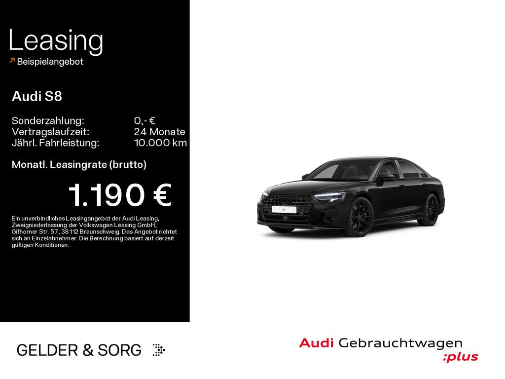 Audi S8 quattro Sitzbel.*B&O*Nacht*Pano*Massage*HuD