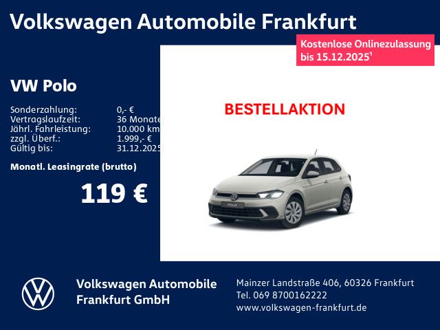 Volkswagen Polo Life 1,0 l 59 kW (80 PS) 5-Gang