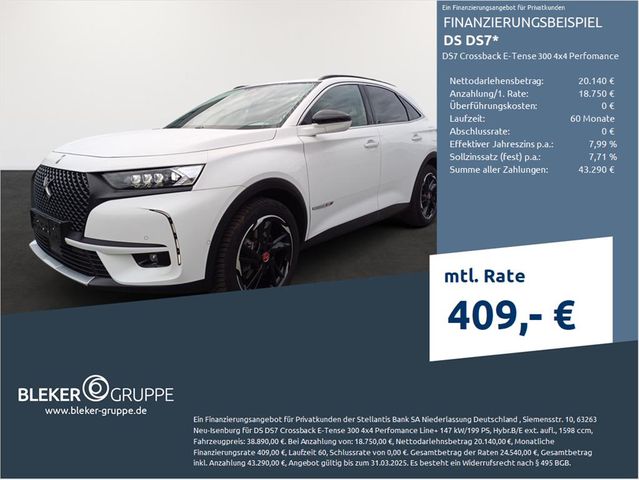 DS Automobiles DS7 Crossback E-Tense 300 4x4 Perfomance Line+