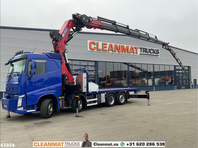 Volvo FH 540 8x2 Euro 6 HMF 85 Tonmeter laadkraan + Fl