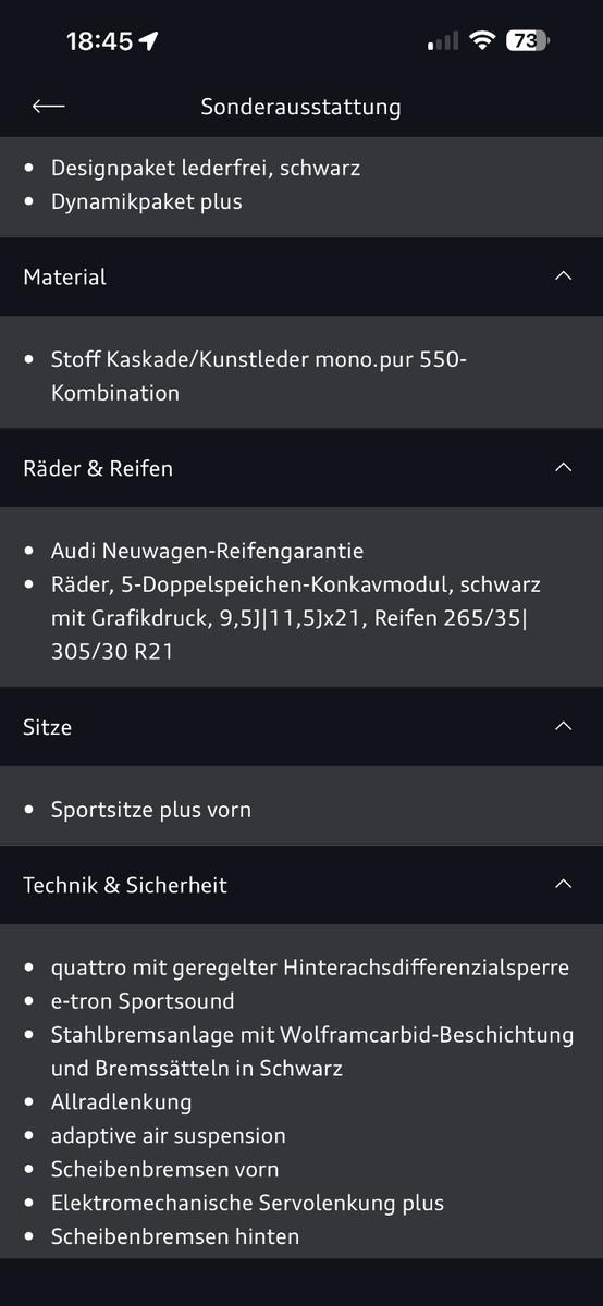 Audi e-tron GT quattro -Dynamik plus , Voll , HUD 
