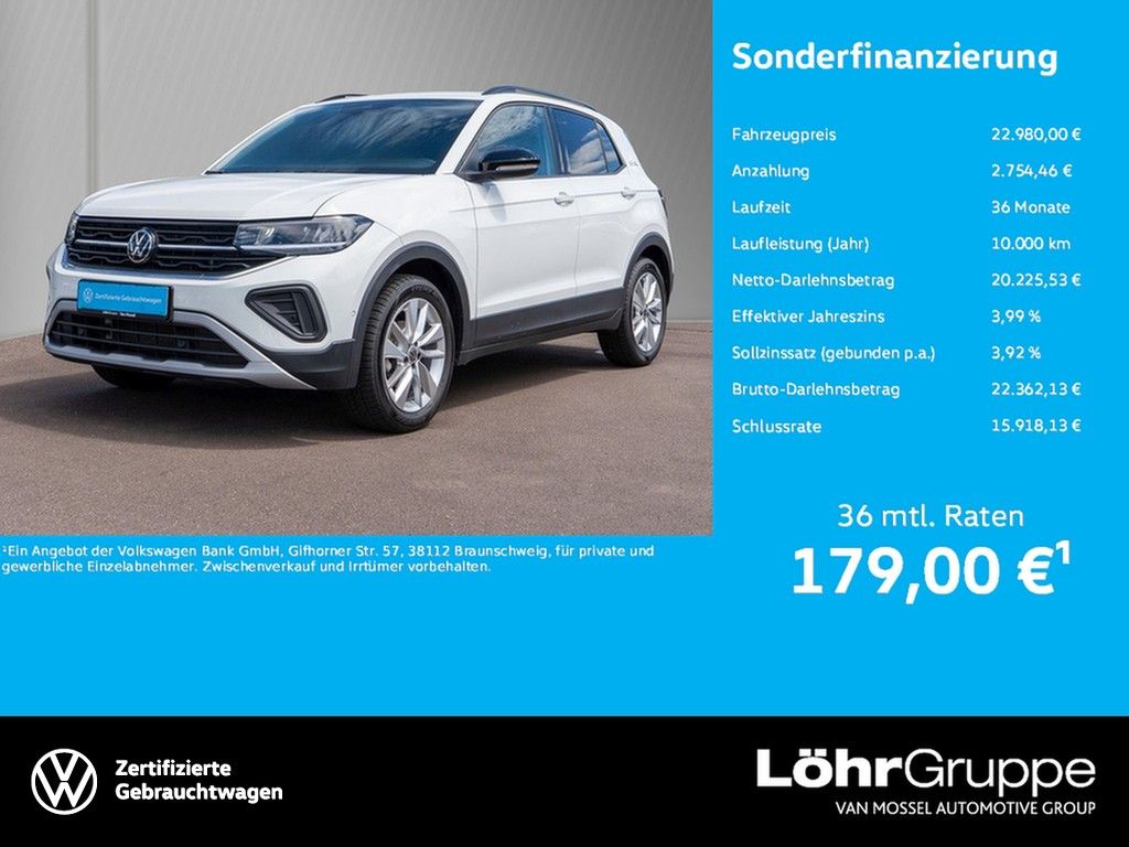 Volkswagen T-Cross 1.0 TSI DSG Goal Plus Paket, AHK, WWV