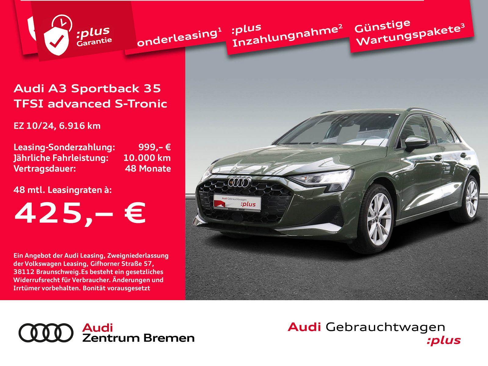 Audi A3 Sportback 35 TFSI advanced S tronic UPE46 DAB
