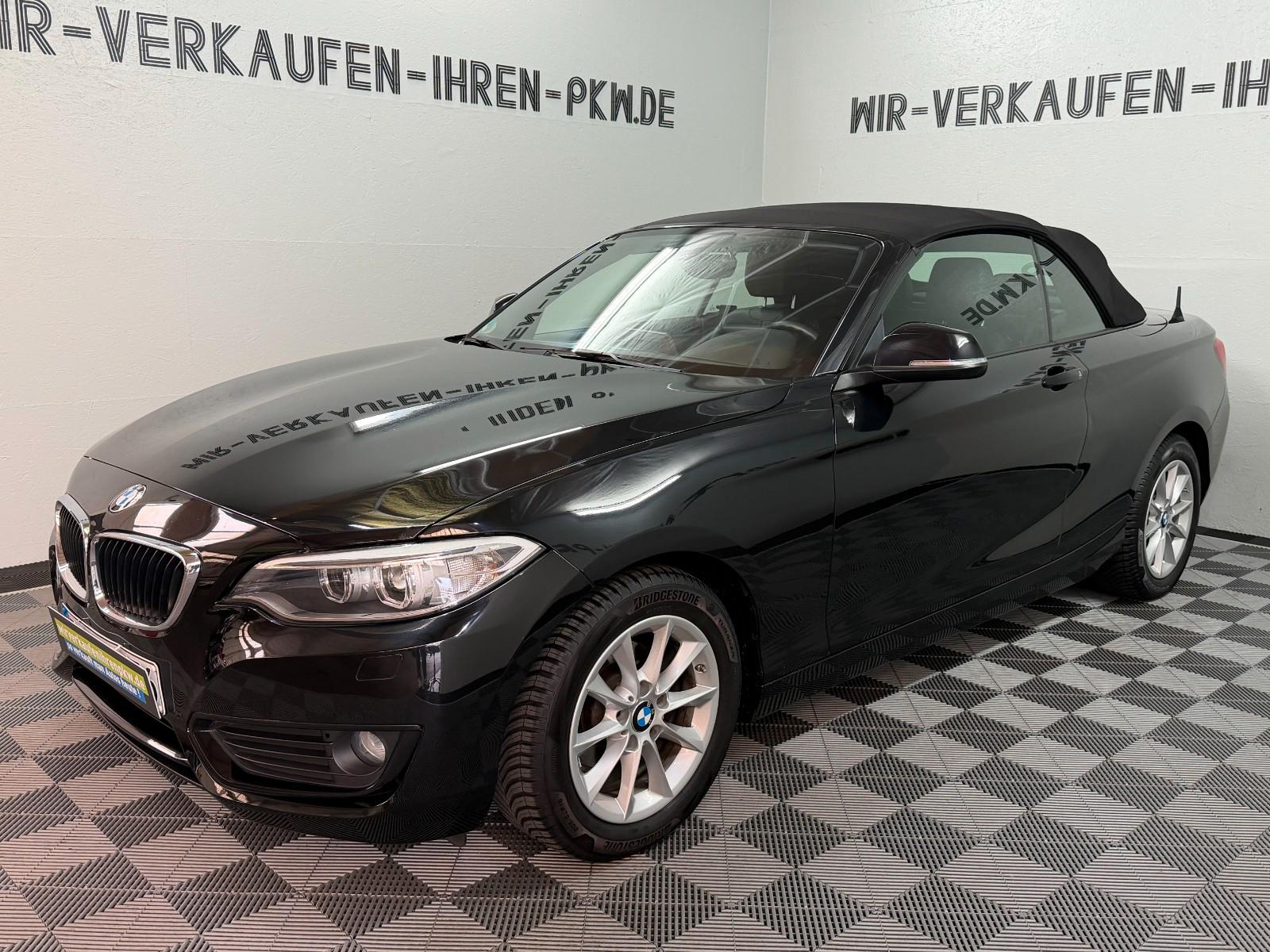 BMW 218i Cabrio Advantage 1.Hand BMW History 100%
