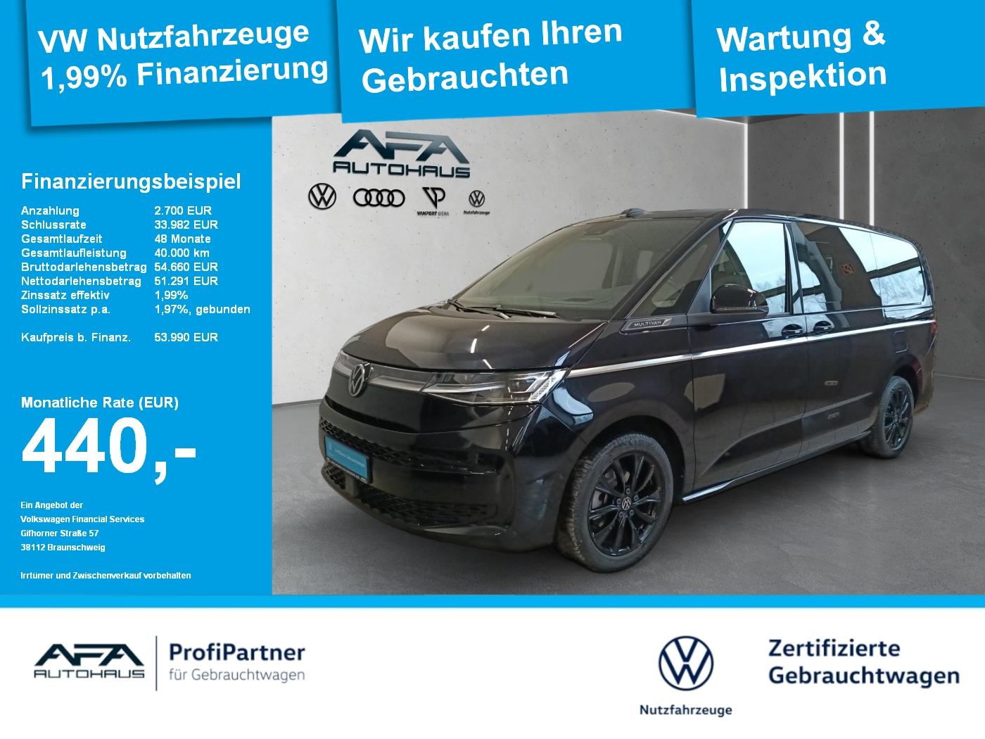 Volkswagen T7 Multivan 2,0 TDI Style lang DSG AHK*LED*Navi