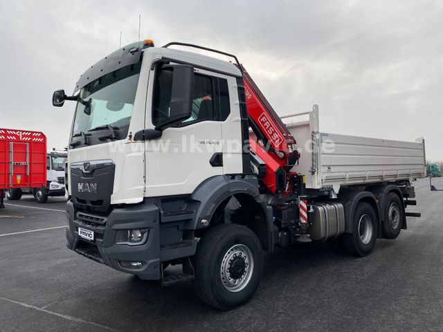 MAN TGS 28.400 6x4-4/3S-KIPPER/KRAN FASSI F195A.2.24