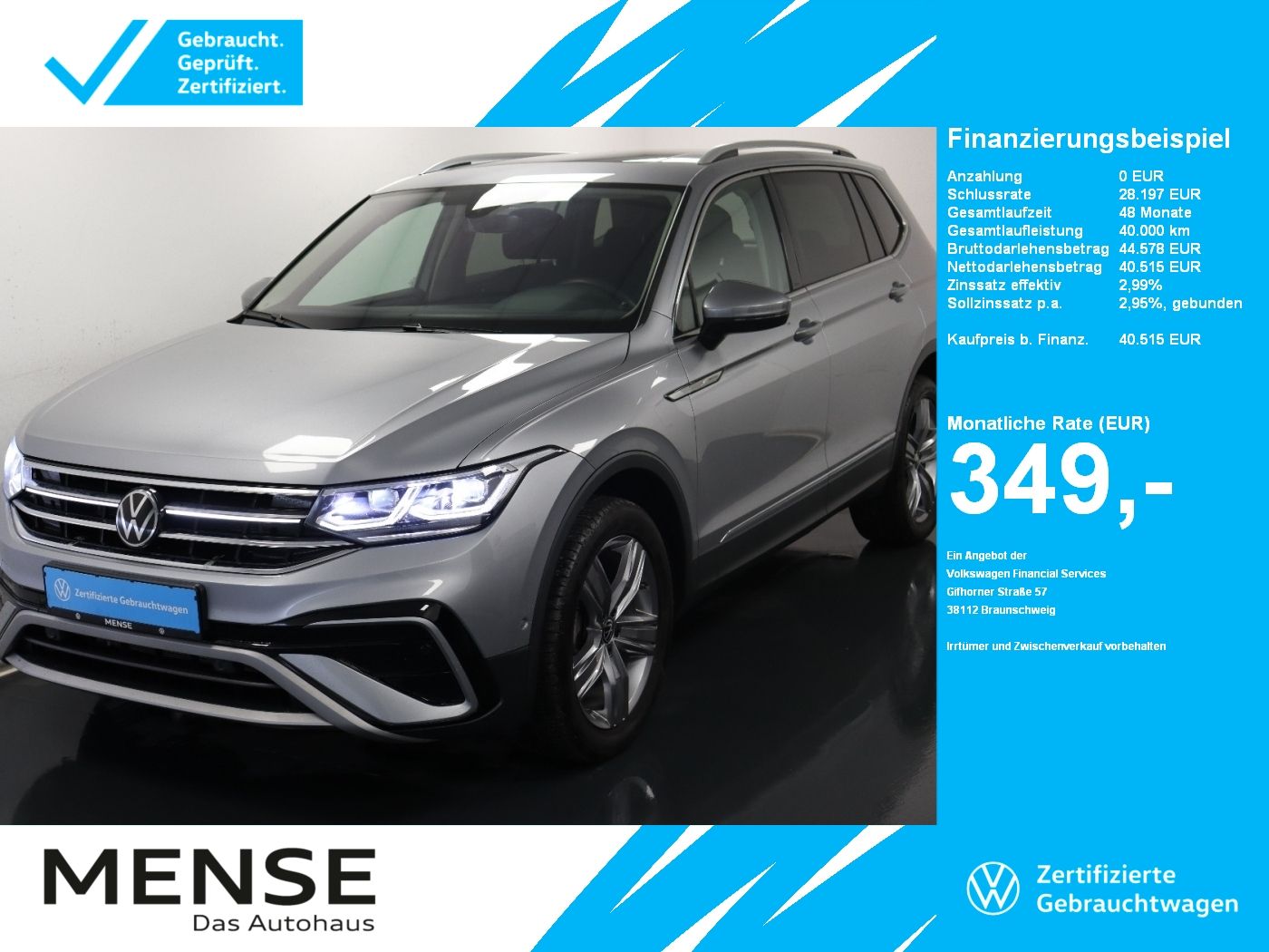 Volkswagen Tiguan Allspace 2.0 TDI DSG 4Motion Elegance |LM