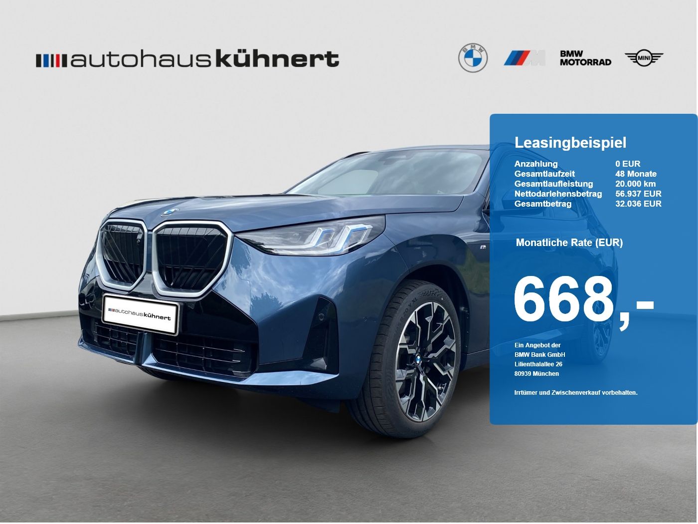BMW X3 40d xDrive M-Sport ACC AHK PanoSD SpurAss foto 1