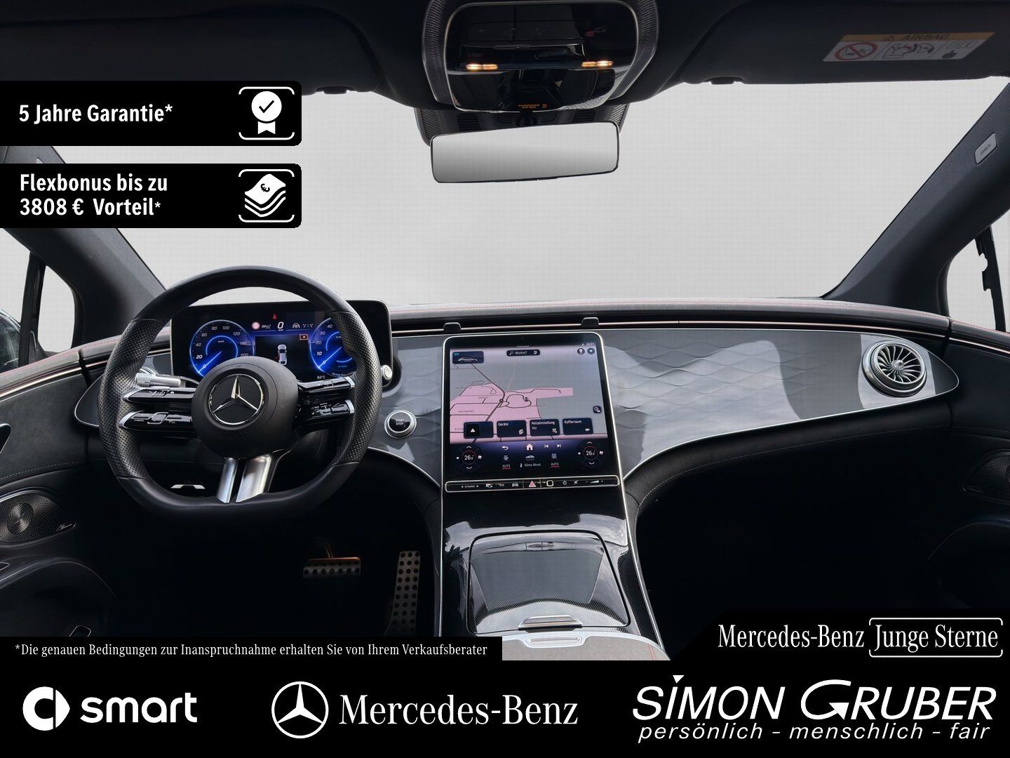 Fahrzeugabbildung Mercedes-Benz EQS 350 AMG Pano HUD DigiLight HaL Burmes 21Zoll