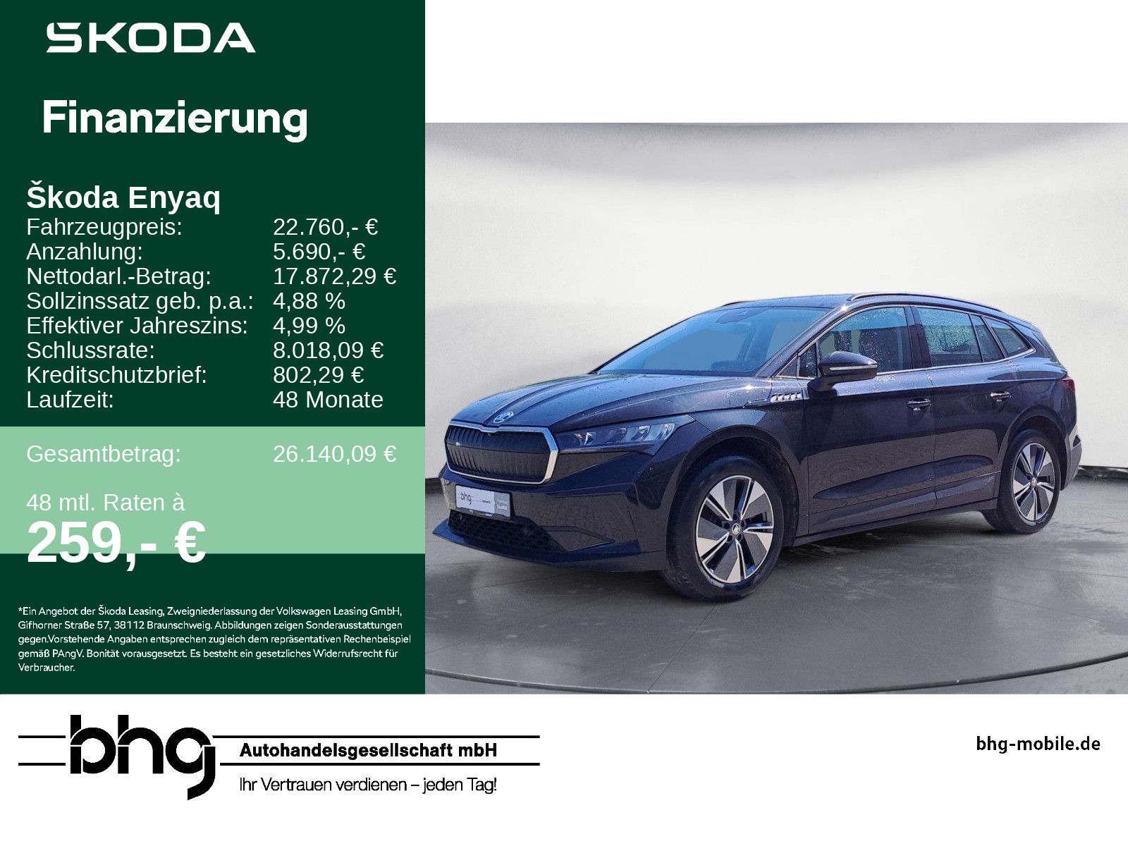 Skoda ENYAQ 50 DSG NAVI*APP-CONNECT*KAMERA*